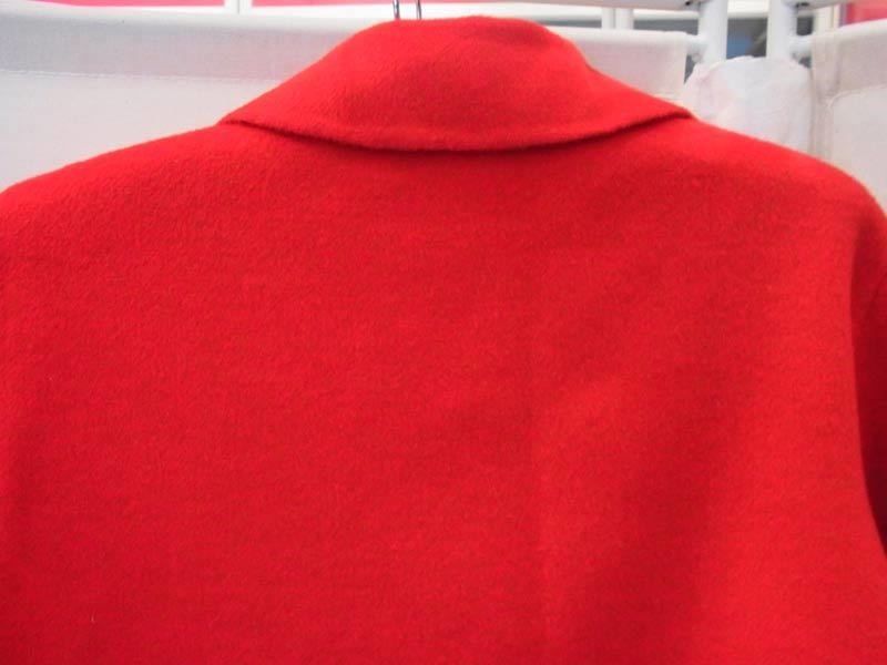 DKNY ダナ・キャラン・ニューヨーク レディス ジャケット 赤 サイズ2 古着 【中古】t-003_画像5