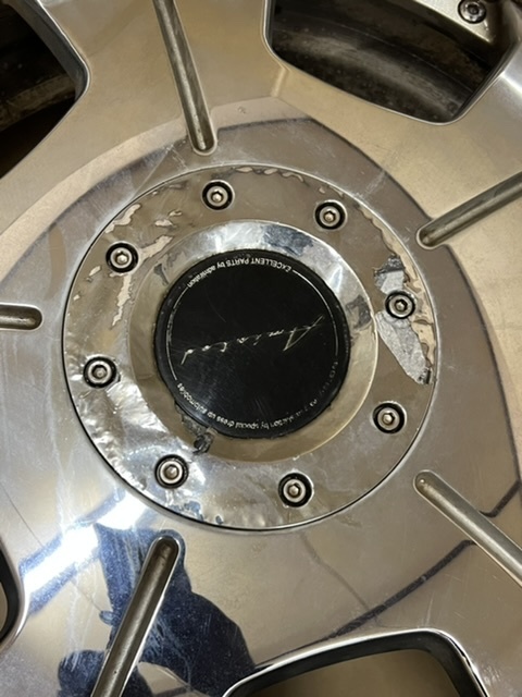 中古ホイール４本セット　アミスタットGrace アルファード ヴェルファイア エスティマ クラウンマジェスタ 等 19×8.5JJ+42 PCD114.3_画像7