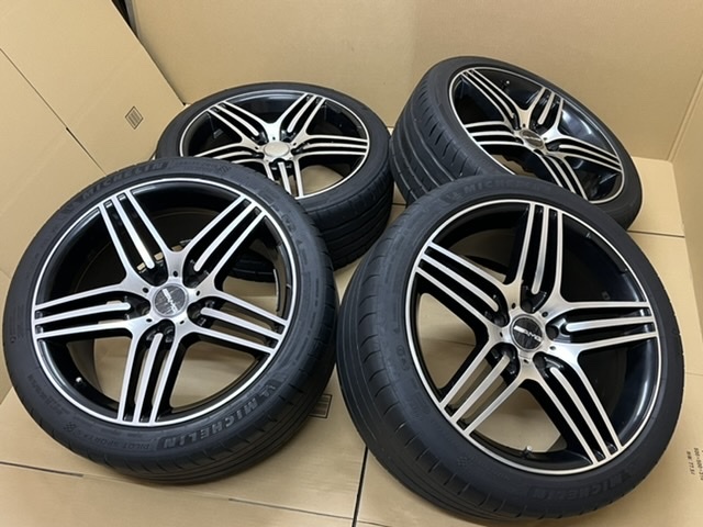 ホイール付タイヤ４本セット(メルセデスベンツ AMGタイプ 19×9.5J+38 19×8.5J+35 PCD112 265/35/19 245/40/19 MERCEDES-BENZ_画像9