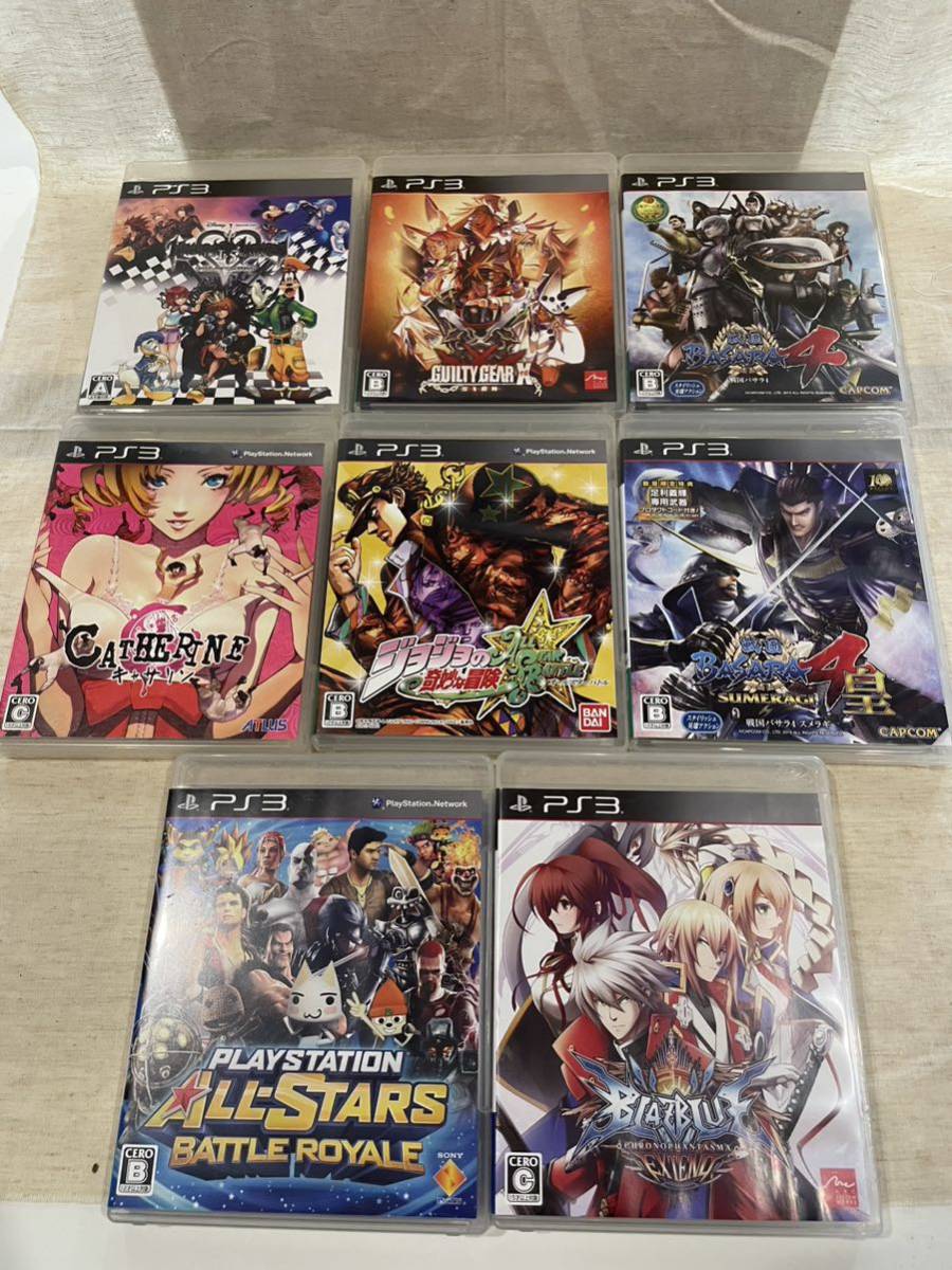 ♪♪PS3 ソフト キャサリン　BASARA4 バトルロイヤル　ジョジョの奇妙な冒険　など8本セット　Y-126♪♪_画像1