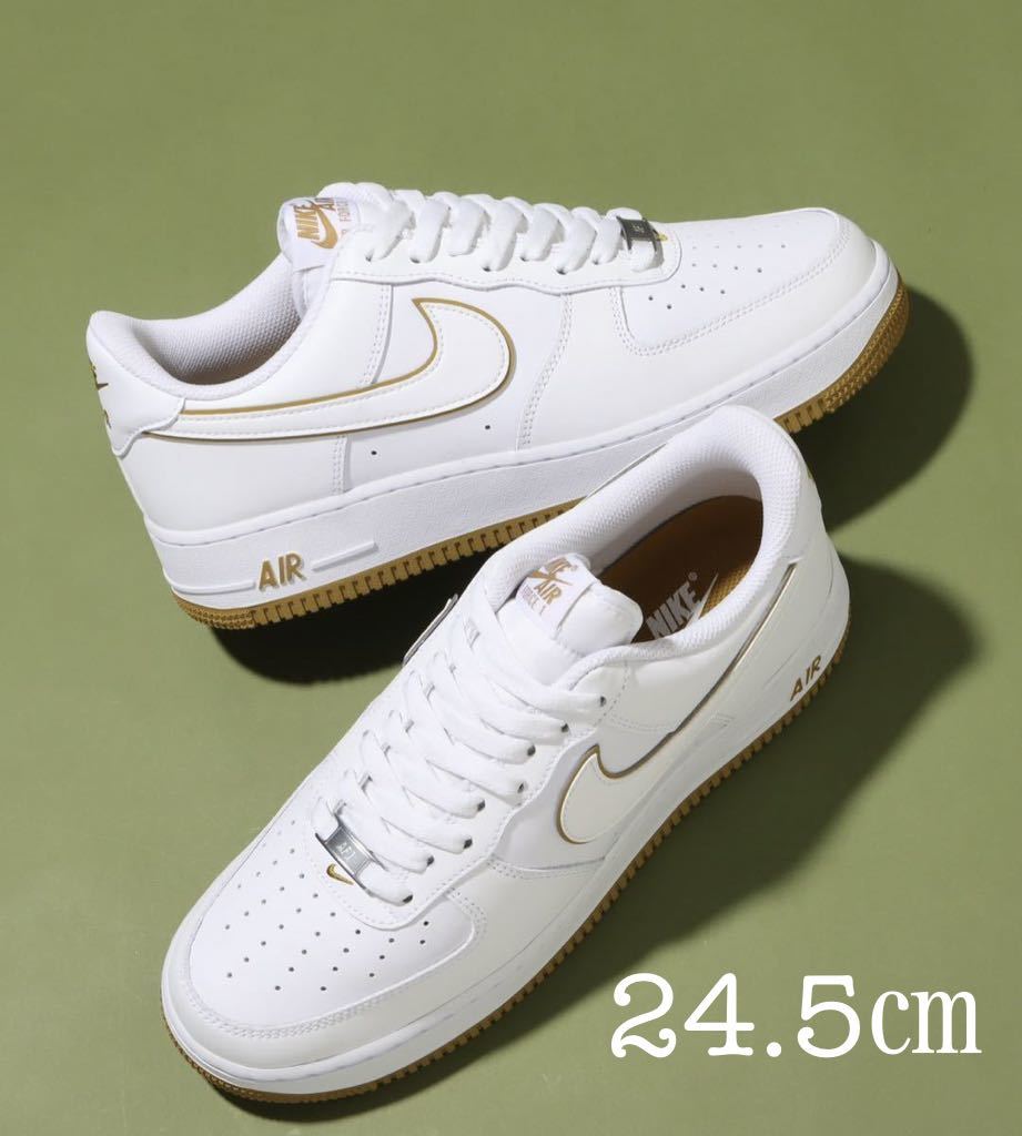 24.5㎝ NIKE AIRFORCE1 07 ナイキ エアフォース1 カーキ_画像1