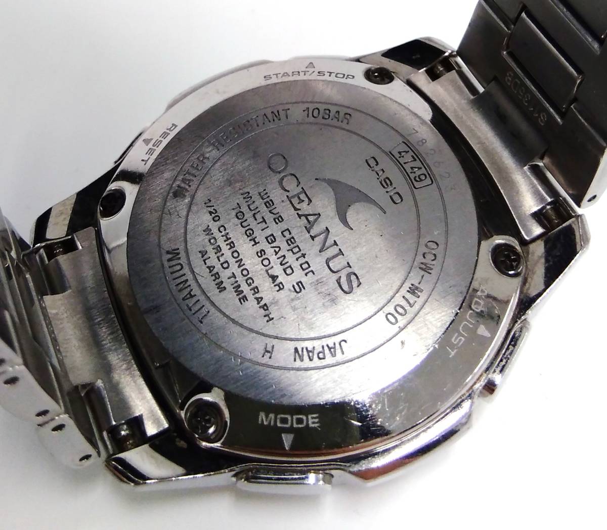 CASIO カシオ OCEANUS オシアナスOCW-M700TDJ-1AJF クロノグラフ 腕時計 電波ソーラー メンズ_画像5