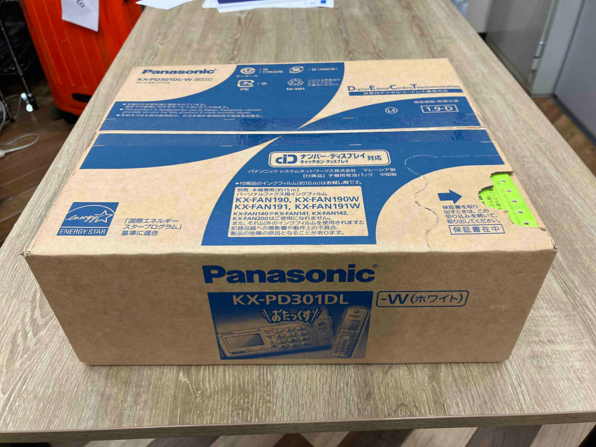 未開封品 Panasonic KX-PD301DL-W おたっくす KX-PD301DL-W (ホワイト) FAX_画像1