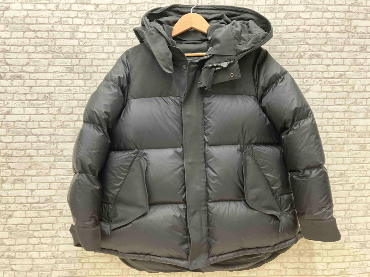 THE RERACS Zari laks down jacket 19FW-RECT-213L lady's 38 black hood removed possible 