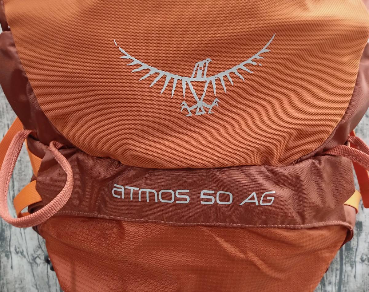 OSPREY atmos 50 AG リュック オレンジ オスプレイ アトモス_画像3