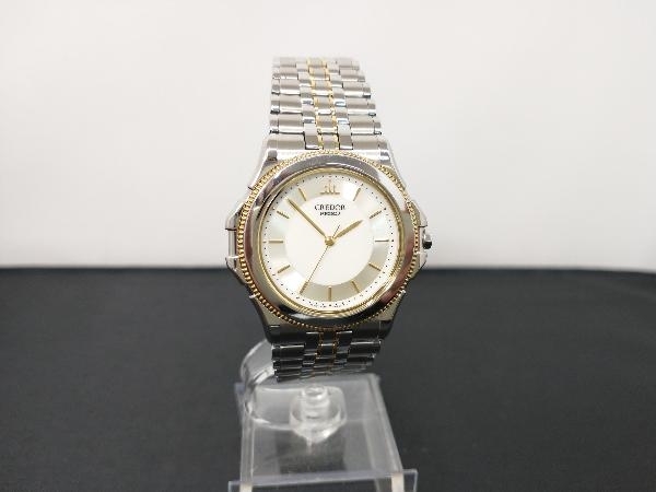 【クォーツ】SEIKO セイコーCREDOR クレドール 8J81-6A20 時計 腕時計 ウォッチ シルバー×ゴールド クオーツ メンズ腕時計_画像3