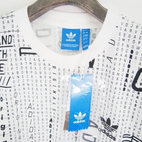 未使用 アディダス オリジナルス adidas originals AOP SUBTLE TEE 半袖Tシャツ(J/L)ホワイト/BS4810_画像2