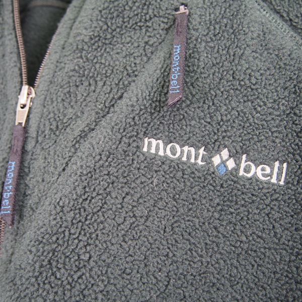 モンベル mont-bell フルジップフリースジャケット*フリースブルゾン(XL)グリーン_画像5