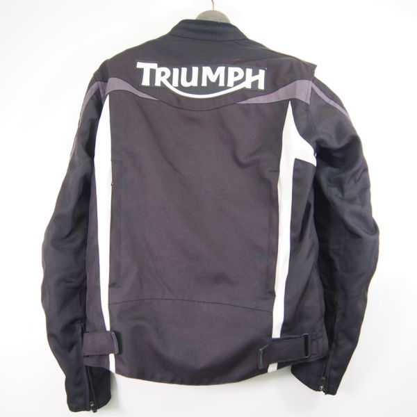 トライアンフ モーターサイクルズ TRIUMPH MOTORCYCLES ライディングジャケット バイクジャケット(38/48)ブラック_画像2