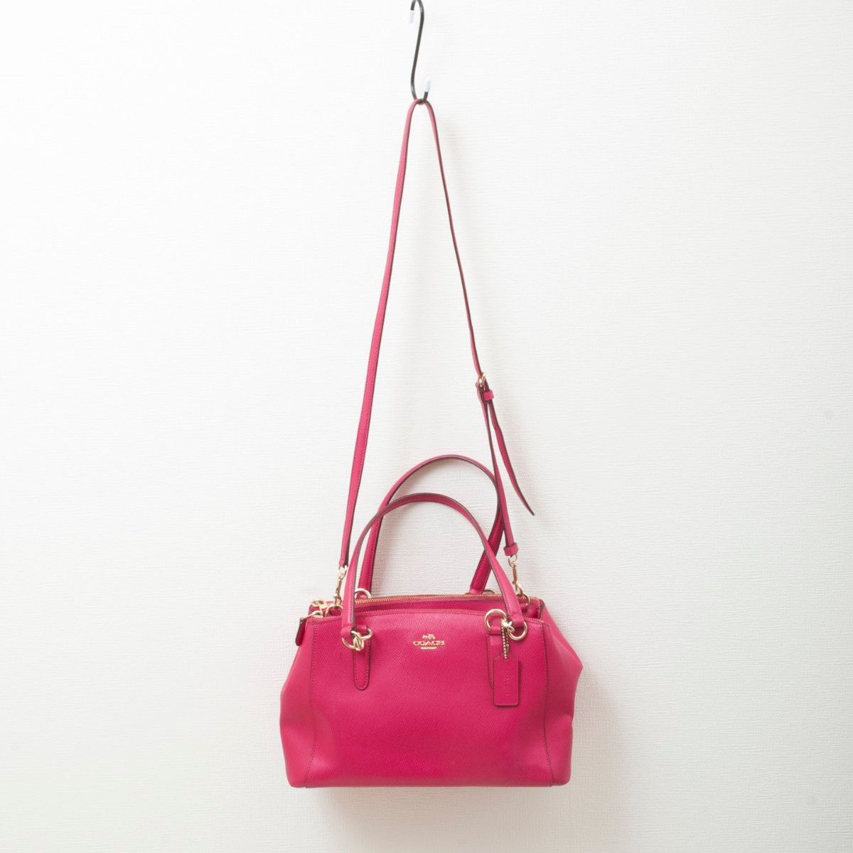 美品】COACH(コーチ)2way キャリーオール レザー ショルダー 美品】COACH(コーチ)2way キャリーオール レザー ショルダー