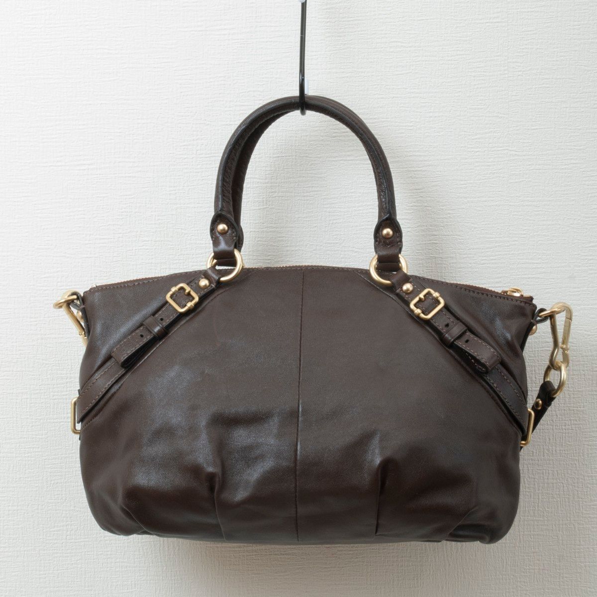 【美品】COACH(コーチ)マディソン レザー ２way ショルダーバッグ ブラウン 茶色 15960 中古 used レディース