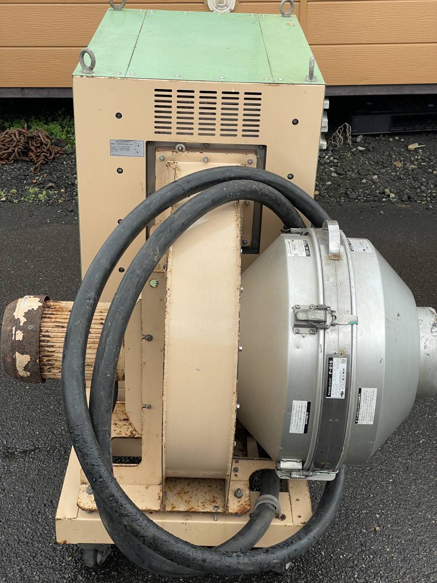熱風発生機 電気 200V 大型 TSK-102 ヒーター デミフィルタ 関西 熱風発生機 電気 200V 大型 TSK-102 ヒーター デミフィルタ 関西