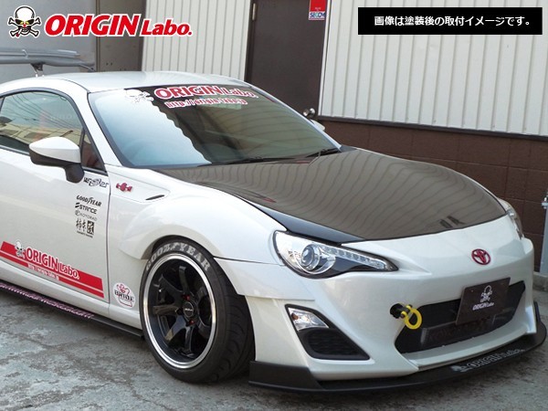 トヨタ86 エアロセット レーシングライン オリジン ORIGIN Labo 3点セット エアロ 張り出し フロント サイド リア TOYOTA 86 FT86 ZN6 BRZ_画像5