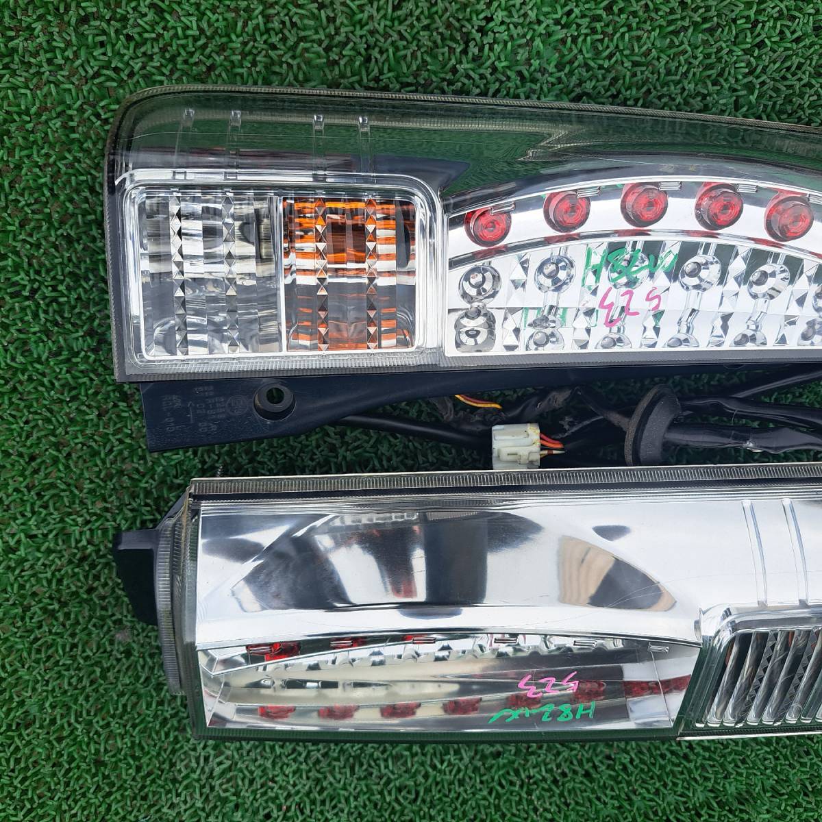 523　三菱 ekワゴン H82W オッティ H92W LED テールランプ 左右セット テールライト 右 左 レンズ H81W H91W_画像3