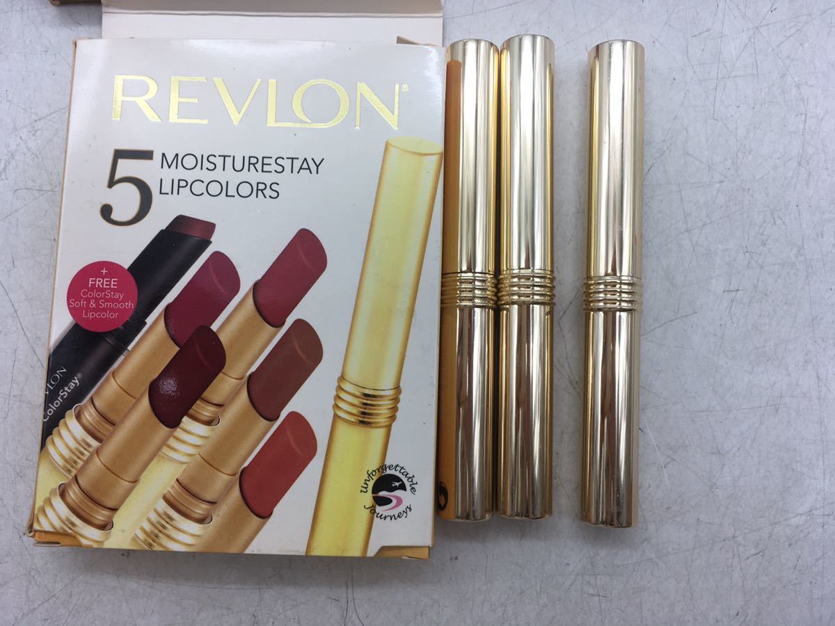 【1円スタート】リップ 口紅 まとめて 保管品 REVLON NOAV グロス 化粧品 セット カラー レッド ピンク 箱付き DM1205L_画像3