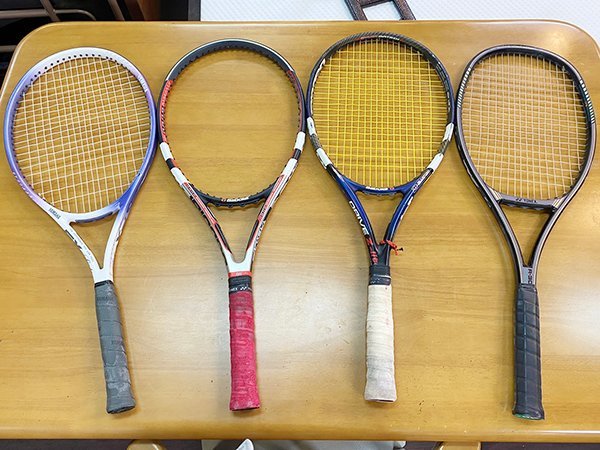 ■テニスラケット■ テニスラケット17本まとめ YONEXなど 一部ケース付き 中古品 現状品 札幌市発_画像6