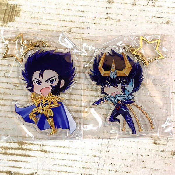 * Saint Seiya * acrylic fiber key holder 11 kind set set sale anime goods unused storage goods M