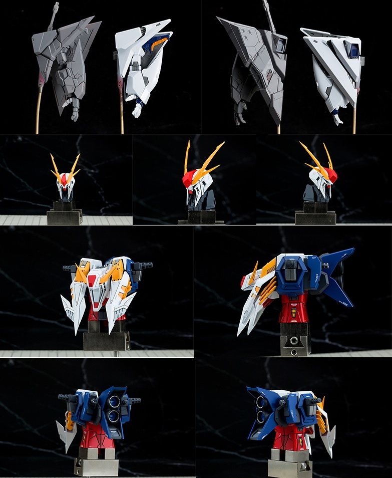 【KDG】1/144 HG クスィーガンダム 改造パーツ フルセット 未塗装 レジンキット ガレージキット 新品_画像6