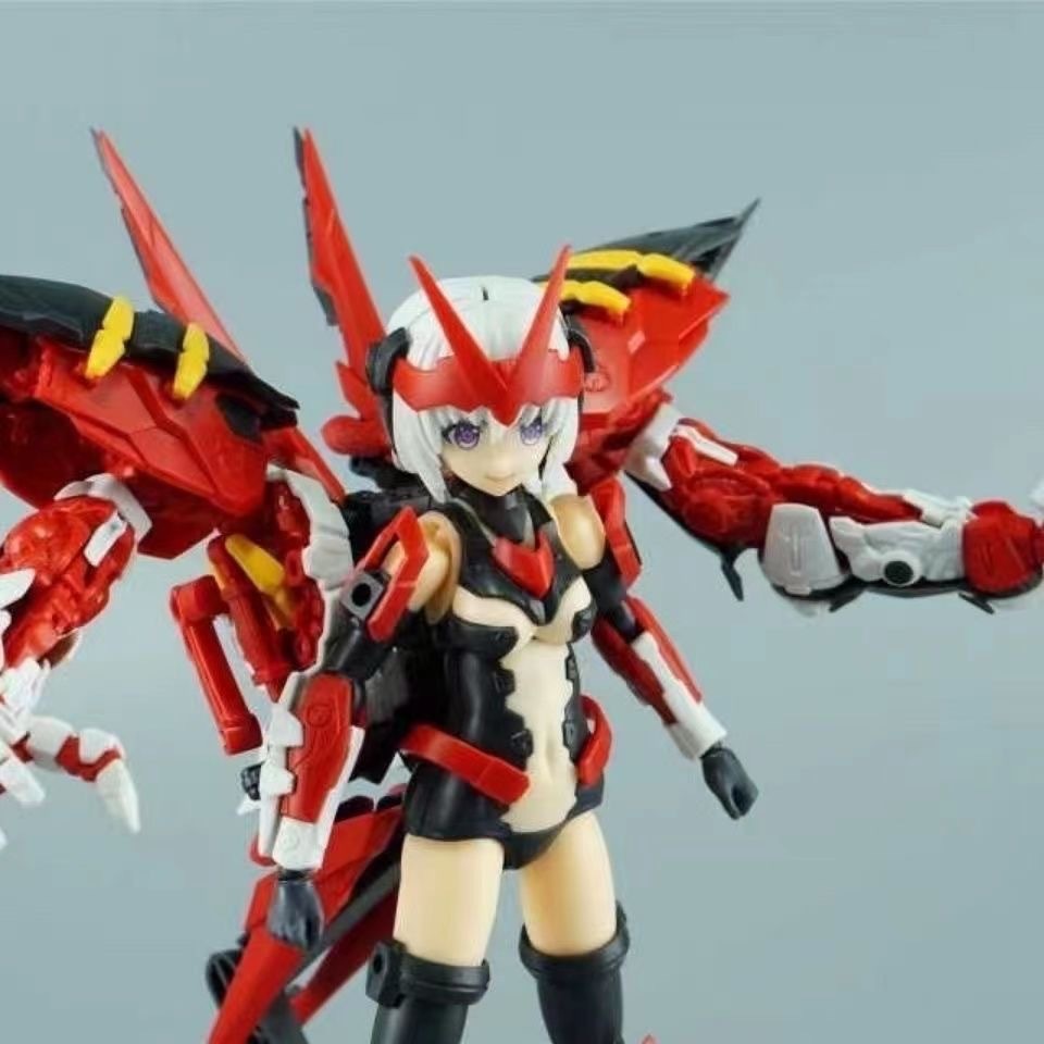 【FUTURE MODEL】MJH 模匠魂 1/12 WEAPON GIRL 01 パワードレッド (RG アストレイに装備適用可能) 再販 機甲少女 未組立 プラモデル 新品_画像7