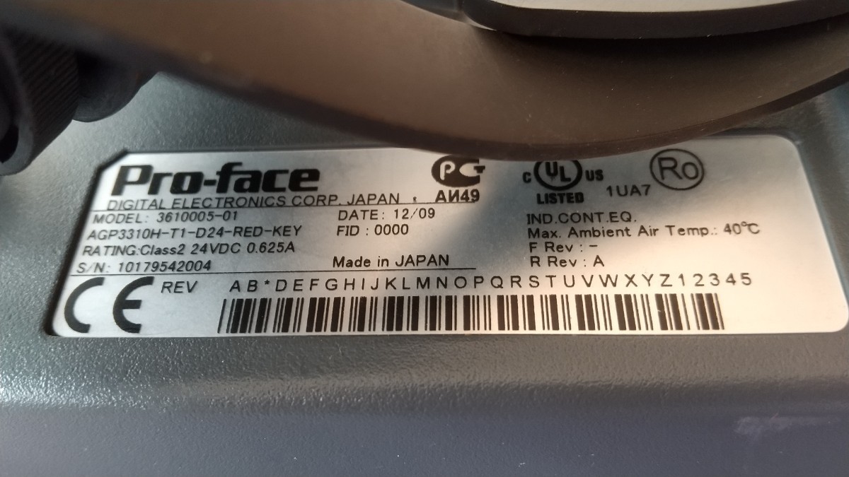6800円 その他 Pro-face 3610005-01 AGP3310H-T1-D24-RED-KEY 6800円 その他 Pro-face 3610005-01 AGP3310H-T1-D24-RED-KEY