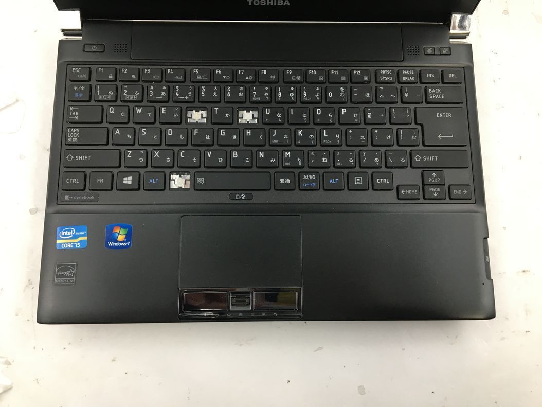 TOSHIBA/ノート/HDD 320GB/第3世代Core i5/メモリ2GB/2GB/WEBカメラ無/OS無-231208000667917_キーボード接写１