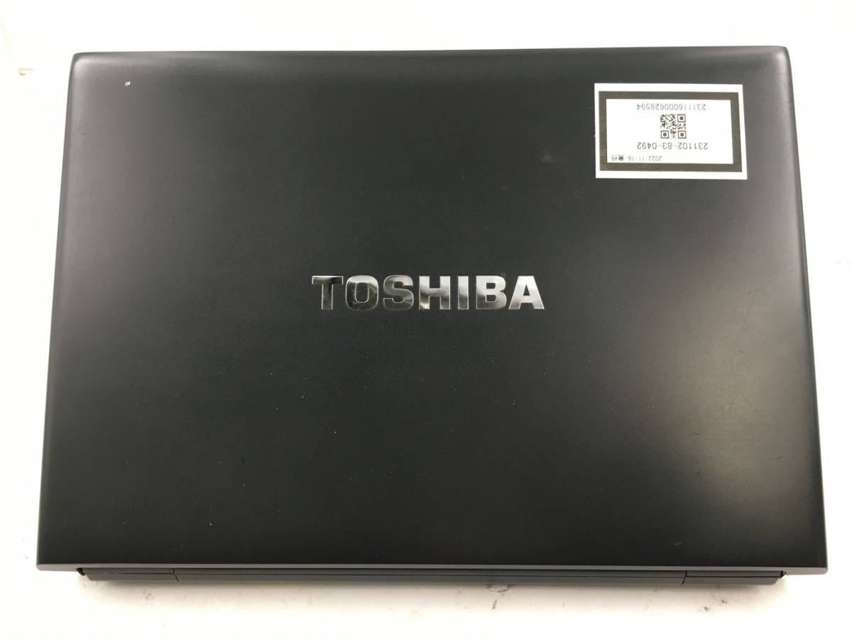 TOSHIBA/ノート/SSD 128GB/第2世代Core i5/メモリ2GB/2GB/WEBカメラ無/OS無-231116000628594_天板　M