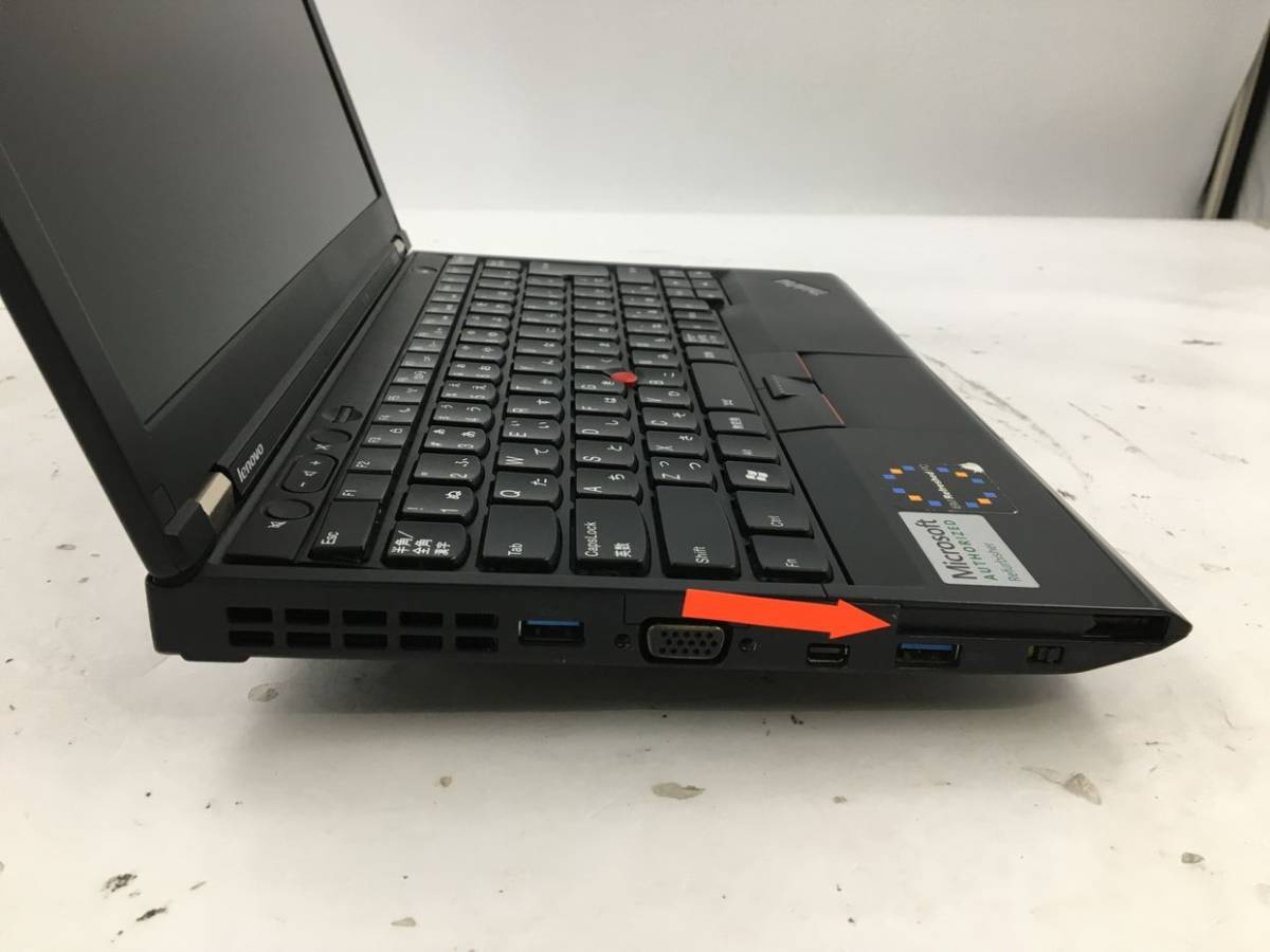 LENOVO/ノート/HDD 320GB/第3世代Core i5/メモリ4GB/4GB/WEBカメラ有/OS無-231215000682178_側面（左）M