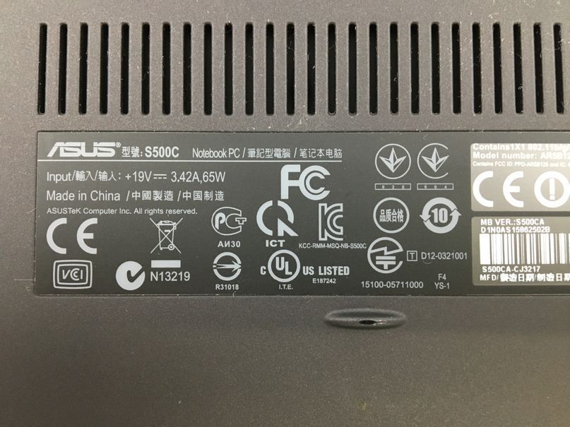 ASUS/ノート/SSD 24GB HDD 500GB/第3世代Core i3/メモリ2GB/2GB/WEBカメラ有/OS無-231108000611689_メーカー名