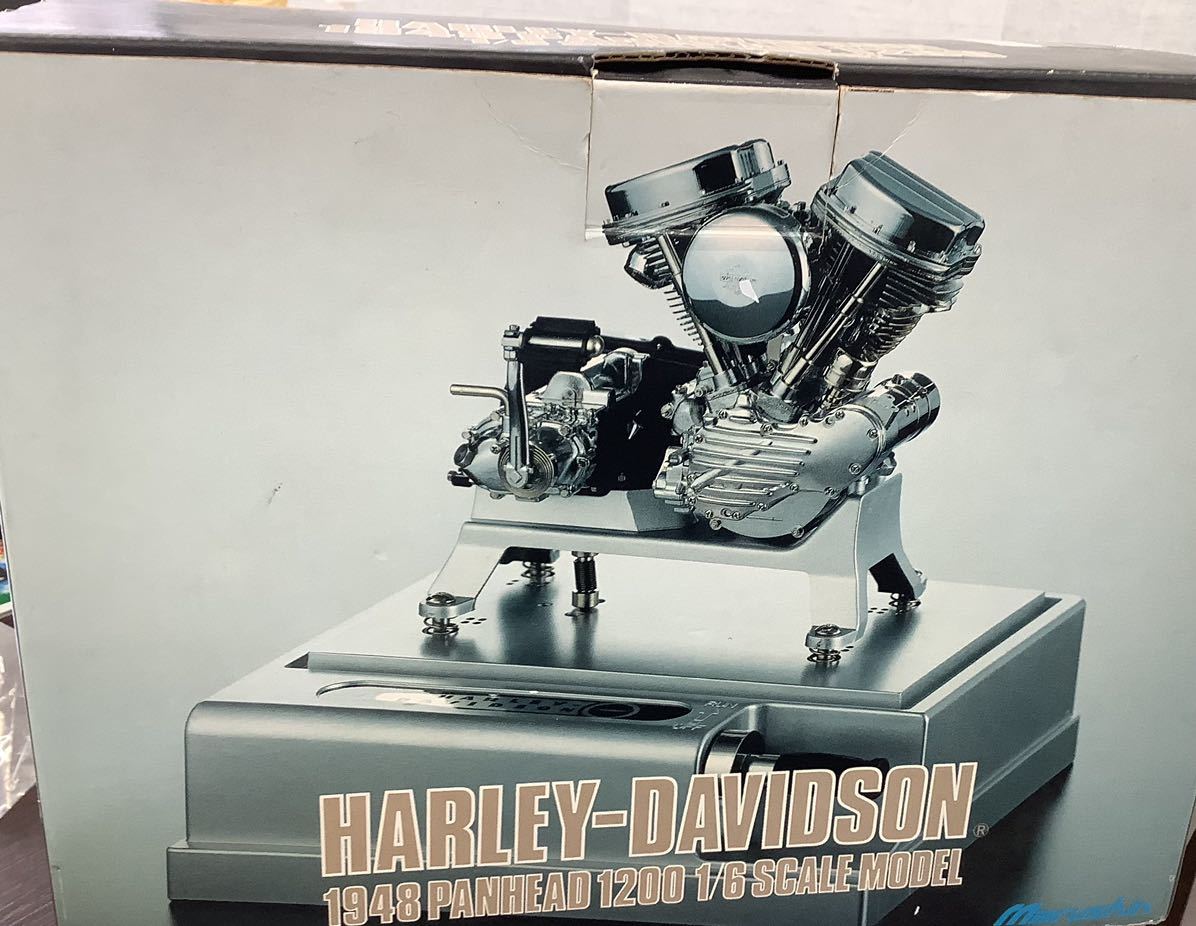 #11578 ハーレーダビッドソン パンヘッド harley davidson panhead 1948 1200 1/6scale エンジンモデル マルシン marushin 動きます！_画像8