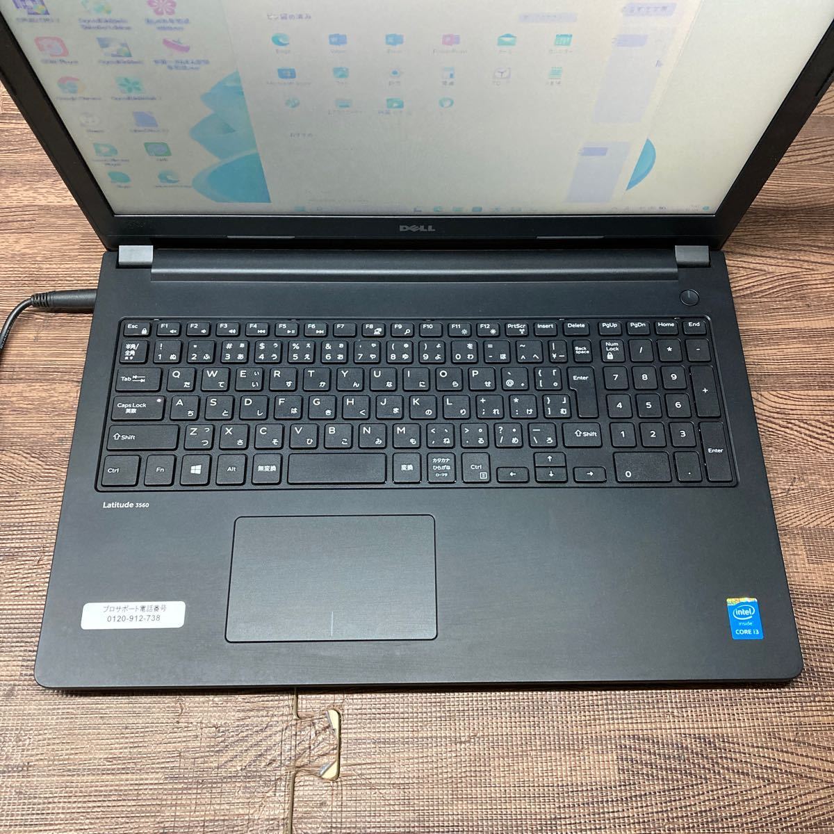 MY12-16 super-discount OS Windows11Pro. work Note PC DELL Latitude 3560 Core i3 5005U memory 4GB HDD320GB Bluetooth present condition goods 