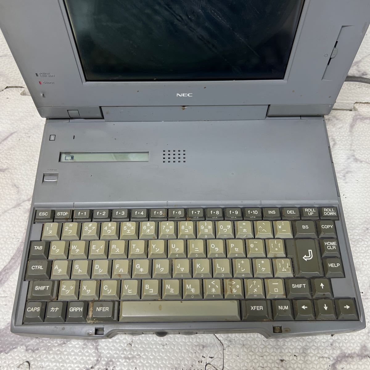 PCN98-825 super-discount PC98 notebook NEC PC-9821Nf/810W electrification only has confirmed Junk 