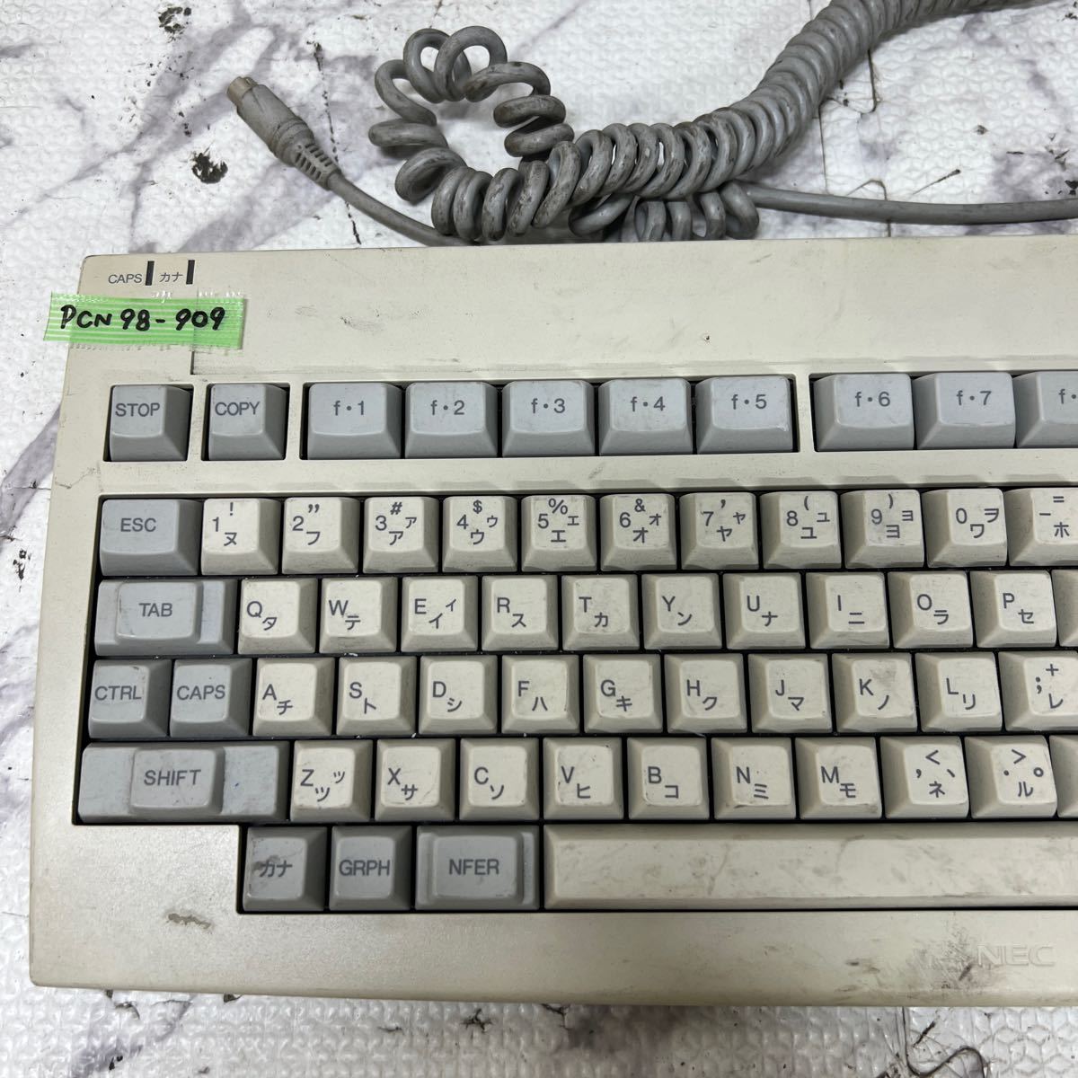 PCN98-909 激安 キーボード NEC PC98用 動作未確認 ジャンクの画像2