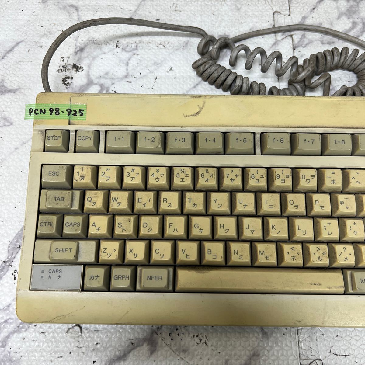 PCN98-925 激安 キーボード NEC PC-9800 series PC98用 動作未確認 ジャンクの画像2