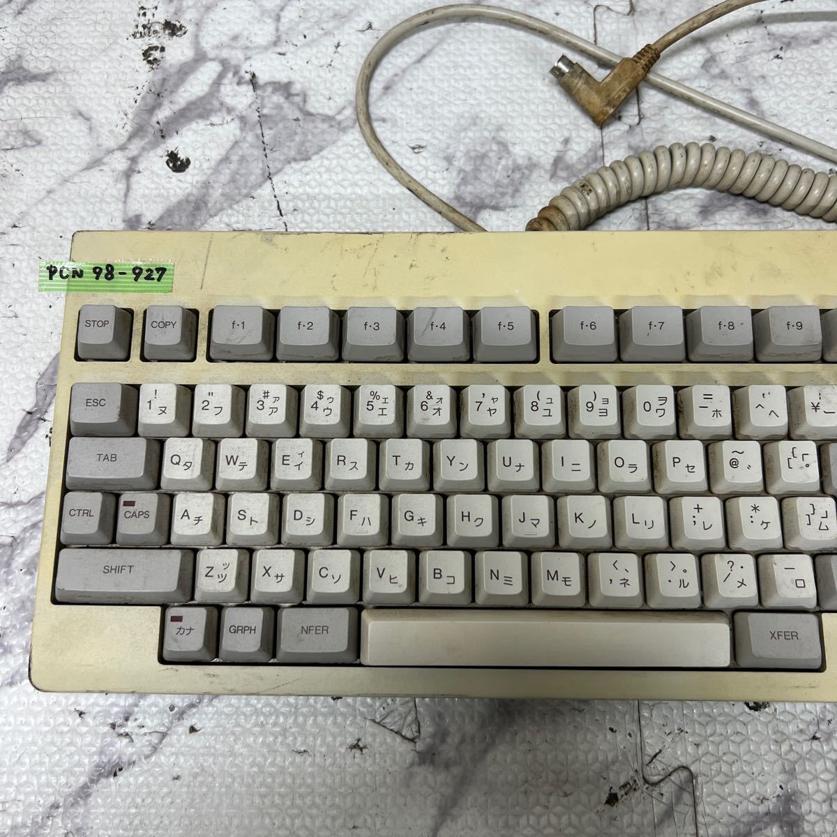 PCN98-927 super-discount keyboard EPSON PCKB9 retro keyboard operation not yet verification Junk 