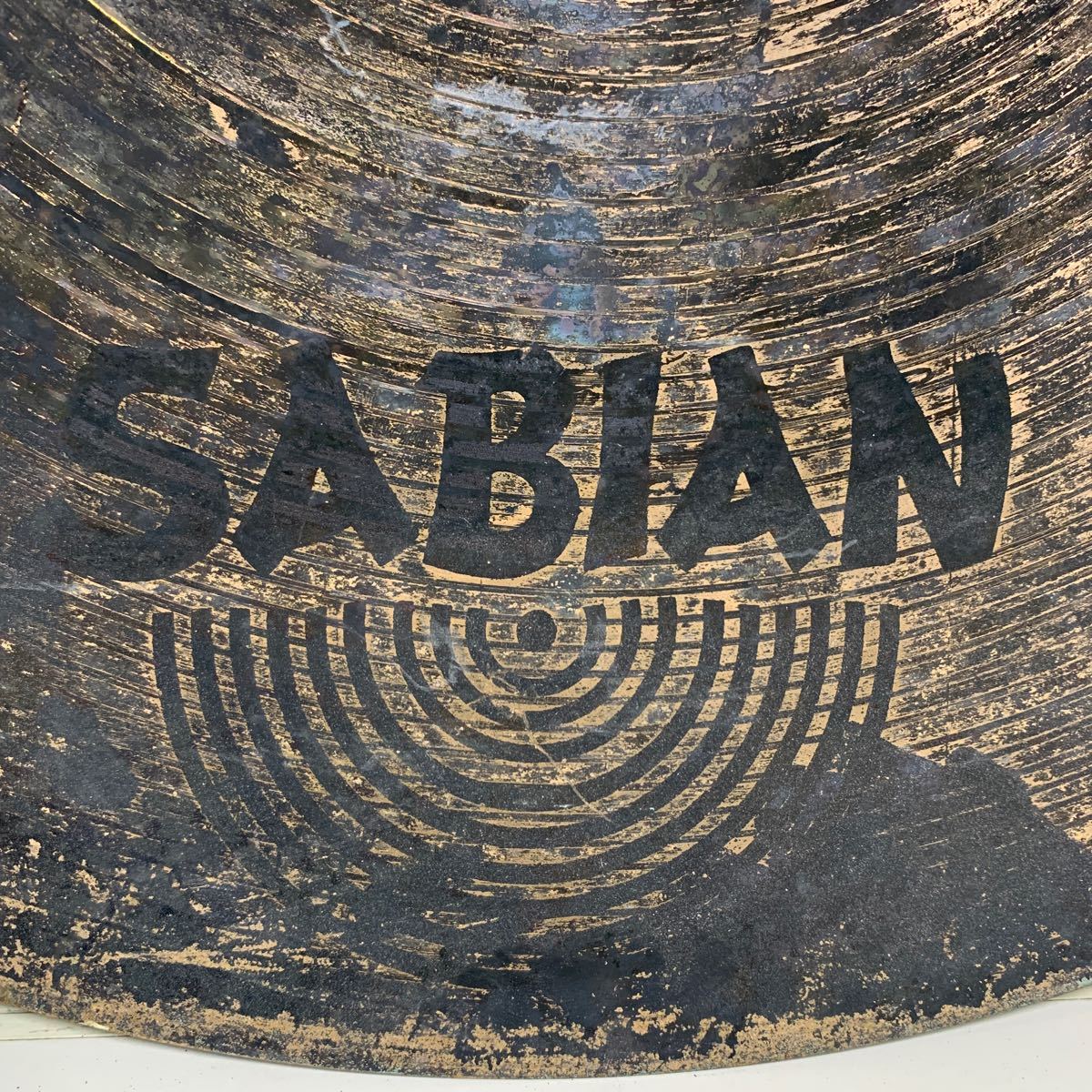 PCN98-947 激安 シンバル SABIAN B8 ライドシンバル 20インチ 51cm RIDE セイビアン 中古 現状品_画像4