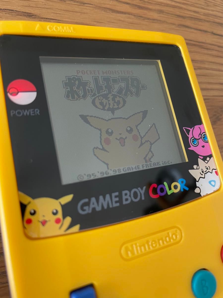 ゲームボーイカラー本体 ポケモン ソフト7個付き 電池交換済 赤 ゲームボーイカラー本体 ポケモン ソフト7個付き 電池交換済 赤