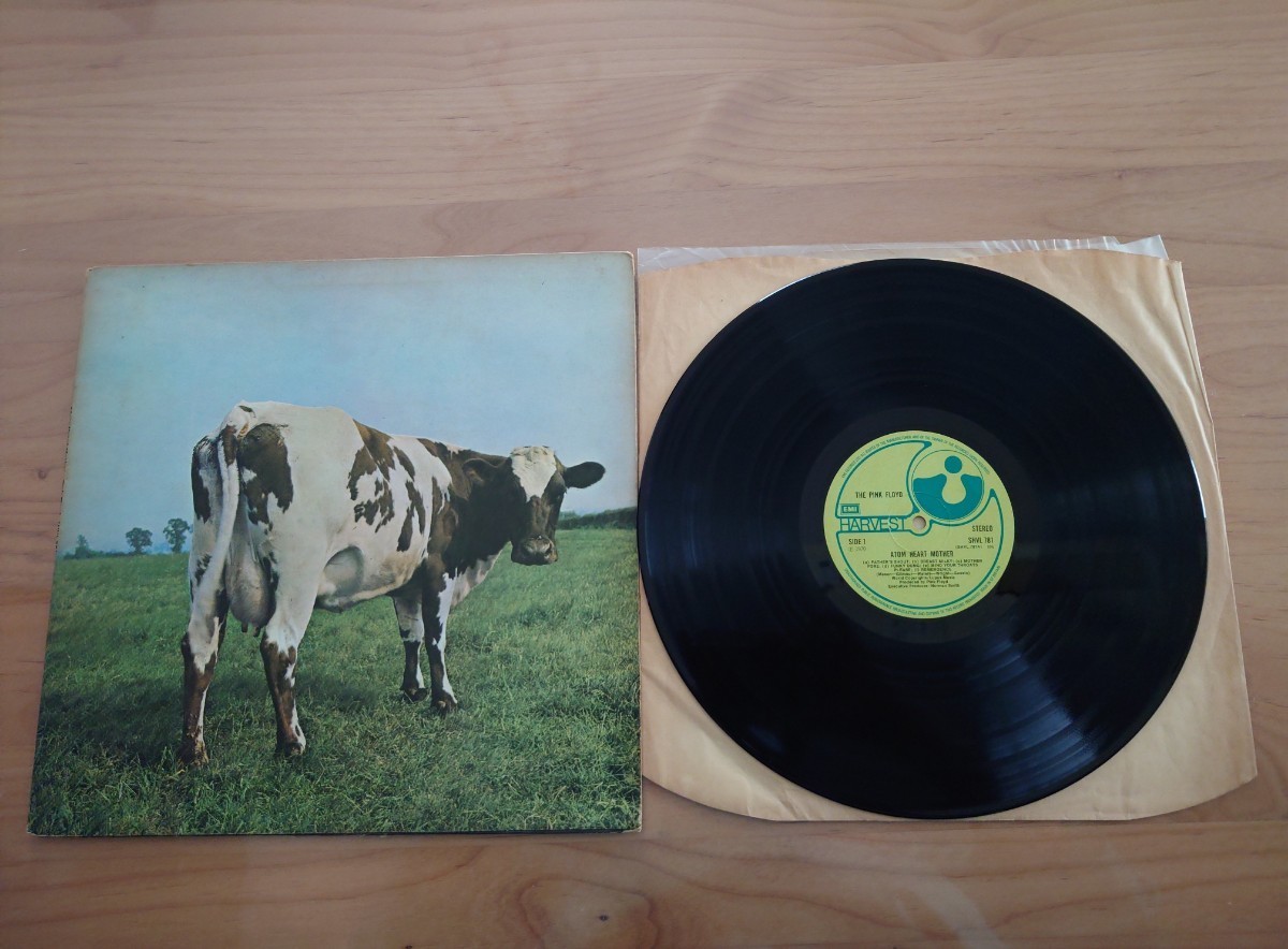 ★ピンク・フロイド Pink Floyd★原子心母 Atom Heart Mother★中古LP★ジャケット経年汚れ、傷み★英国盤★UK盤_画像1