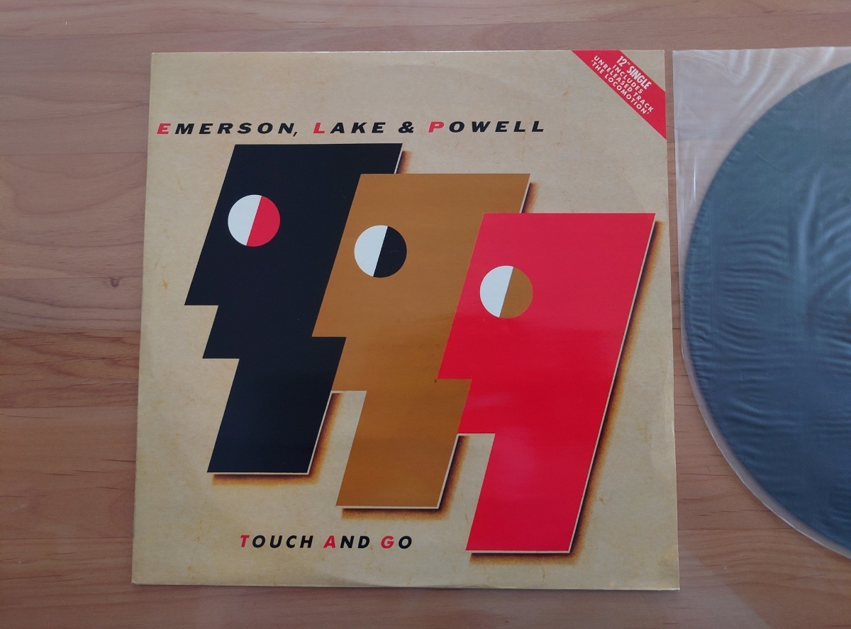 ★エマーソン・レイク・アンド・パウエル ELP/Emerson Lake & Powell★Touch And Go★中古12インチ★ジャケット経年汚れ