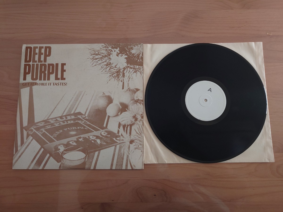 ★ディープ・パープル Deep Purple★Get It While It Tastes!★ジャケット破損、汚れあり★中古LP★Rare Item_画像1