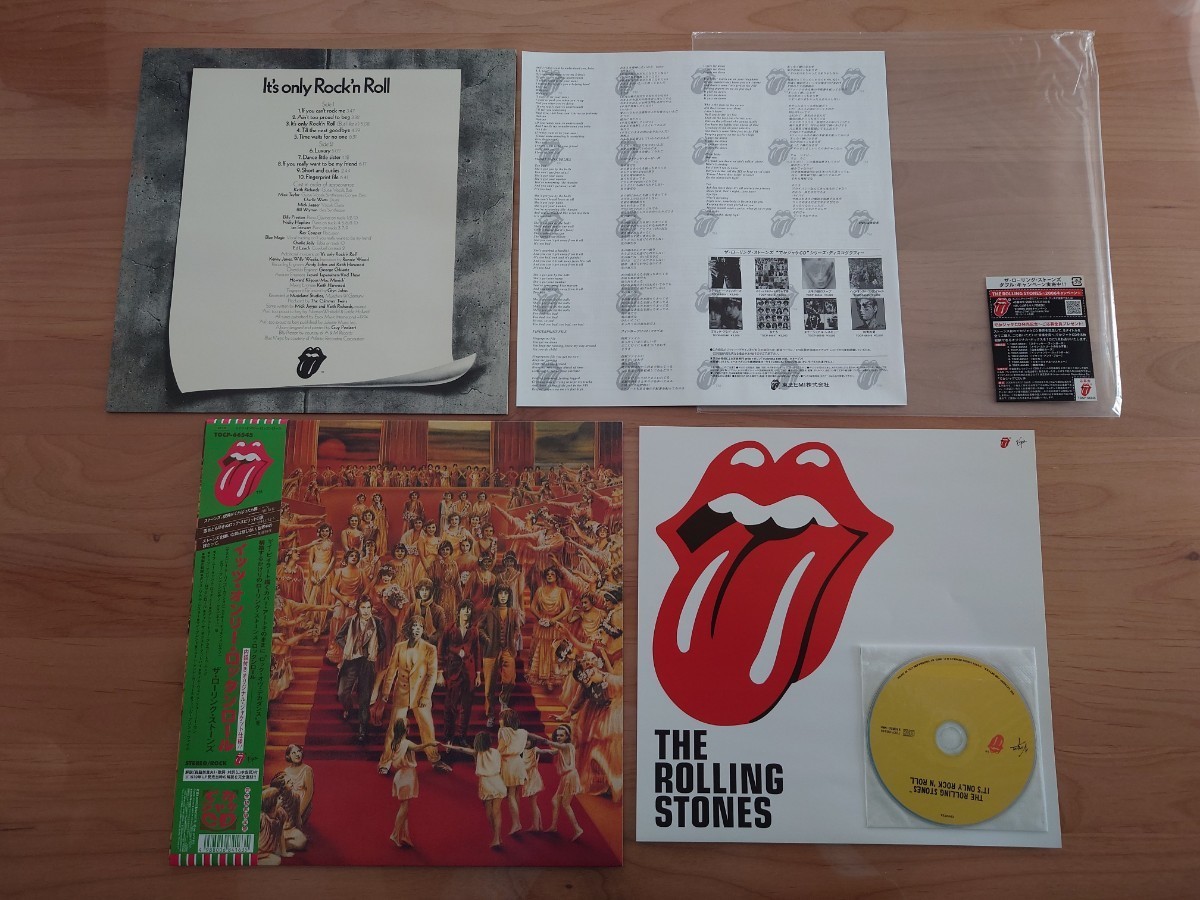 ★ローリング・ストーンズ THE ROLLING STONES★イッツ・オンリー・ロックン・ロール It's Only Rock'n Roll★帯★OBI★でかジャケCD★中古_画像1