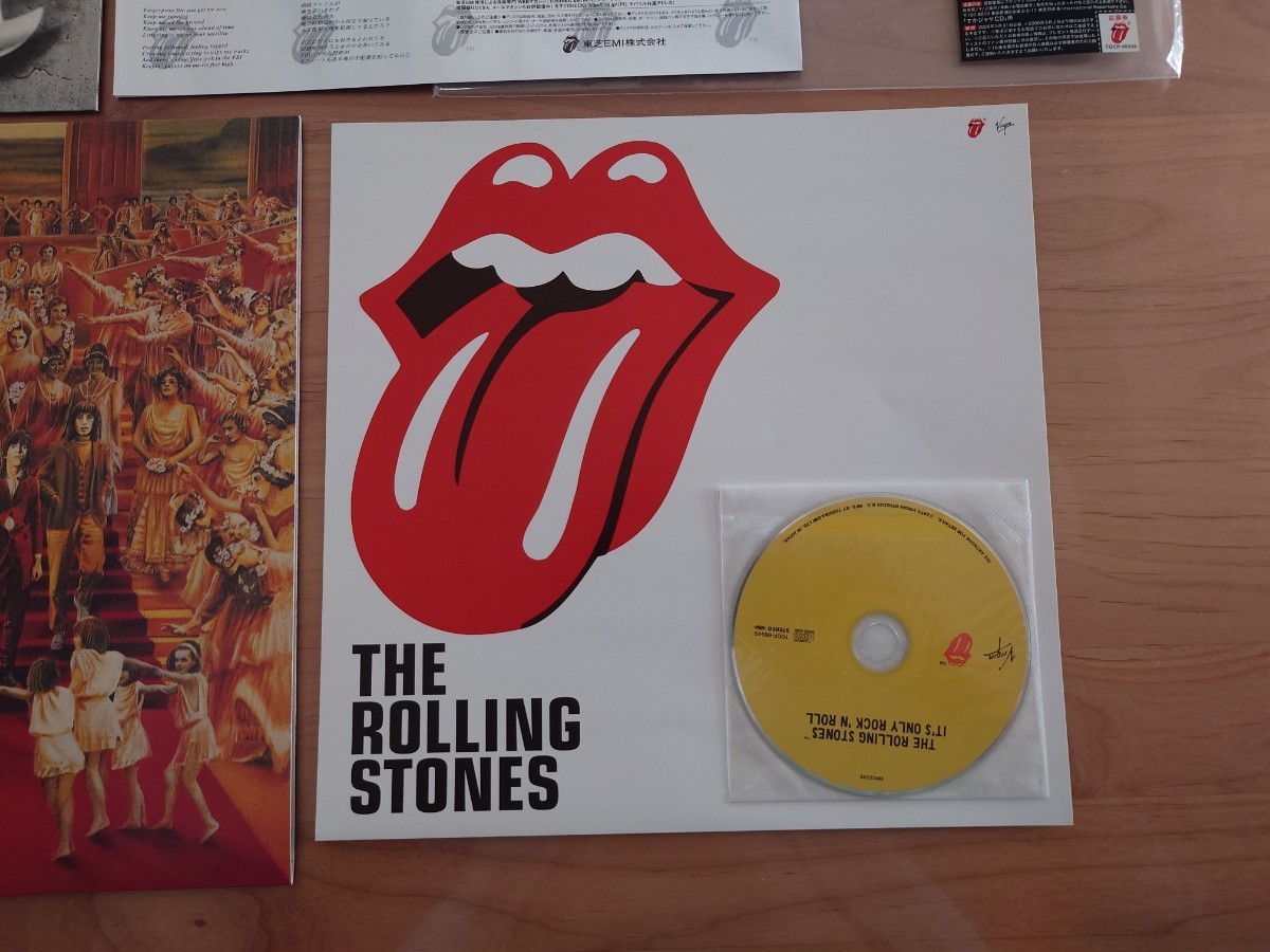 ★ローリング・ストーンズ THE ROLLING STONES★イッツ・オンリー・ロックン・ロール It's Only Rock'n Roll★帯★OBI★でかジャケCD★中古_画像3