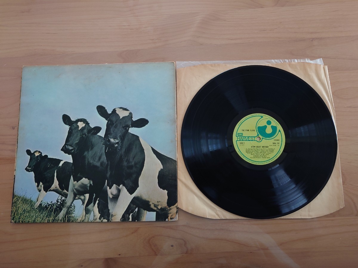 ★ピンク・フロイド Pink Floyd★原子心母 Atom Heart Mother★中古LP★ジャケット経年汚れ、傷み★英国盤★UK盤_画像4