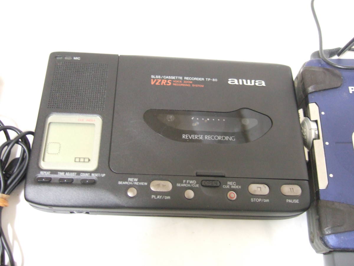 カセットプレーヤー２個まとめて Panasonic パナソニック RQ-SW50/aiwa アイワ TP-80_画像2