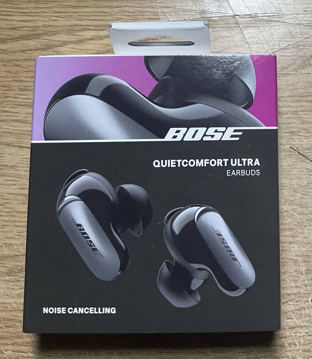 新古品　Bose QuietComfort Ultra Earbuds Black完全ワイヤレス ノイズキャンセリングイヤホン 空間オーディオ _画像1