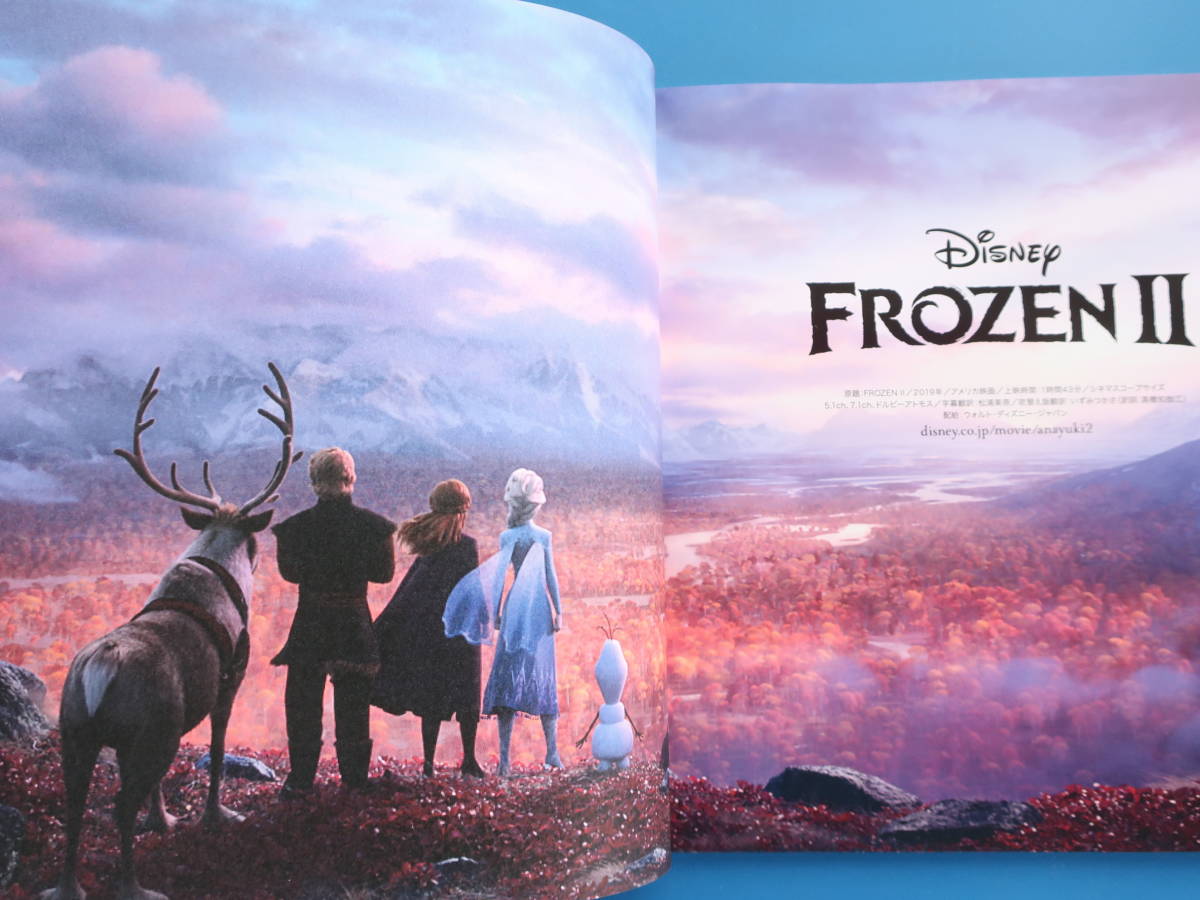 Frozen アナと雪の女王 2014年公開+アナと雪の女王2 2019年公開作品の2冊セット/Disney ディズニー劇場版アニメ映画パンフレットプログラム_画像3