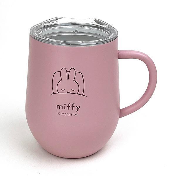 ミッフィー miffy 蓋つきステンレスマグ (ピンク) 保温 保冷 コップ ギフト_画像1