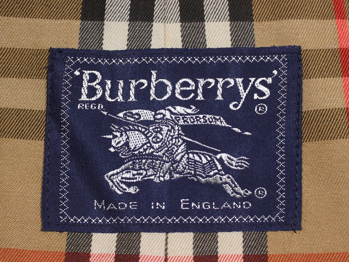 英国製 Burberrys' バーバリー 裏地ノバチェック トレンチコート 48 SHORT_画像4
