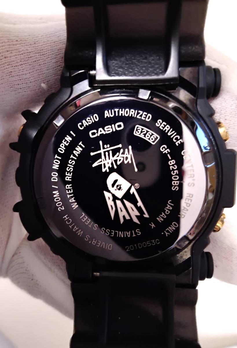  G-SHOCK FROGMAN Stussy Ape GF-8250BS-1JR ジーショック フロッグマン ステューシー アベイシングエイプ トリプルコラボ_画像8