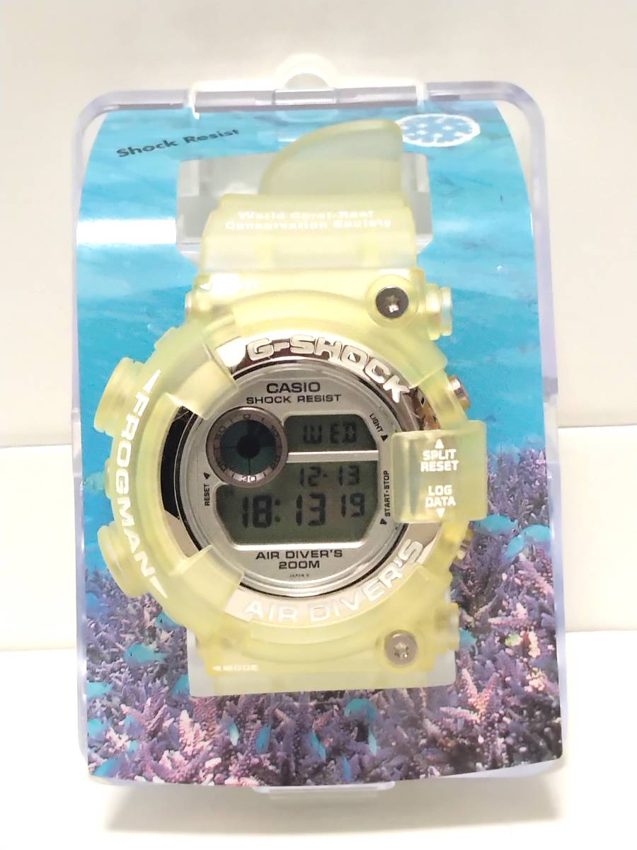 【未使用】 G-SHOCK 初代 WCCS フロッグマン DW-8250WC-7AT FROGMAN 白文字 ペクティニアビガー ジーショック_画像1