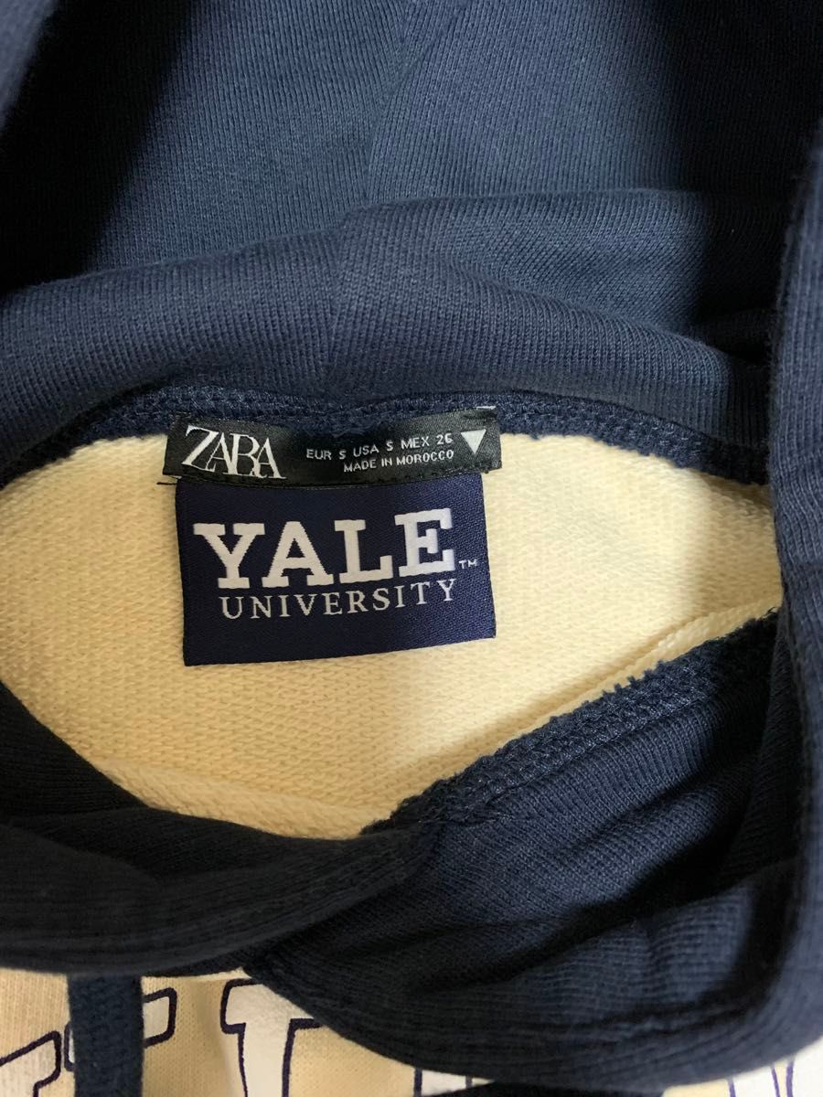 ZARA YALE   UNIVERSITY クロップド　パーカー